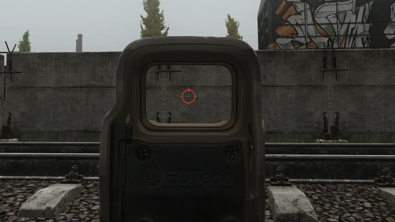 The reticle of the EXPS3-0, seen in game